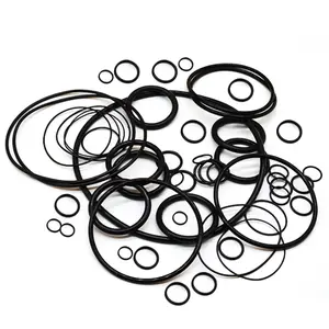 Industrial Black Food Grade Silicone Rubber Ring EPDM FFKM NBR HNBR Rubber Seal Ring Rubber O Rings Manufacturers