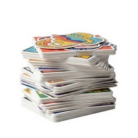 Etiquetas Adhesivas de Vinilo a Todo Color, Resistentes al Agua, Personalizadas de Fábrica, Diseño de Dibujos Animados para Niños, Cantidad Mínima de Pedido Baja, Etiquetas Duraderas