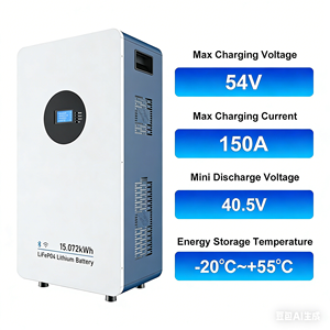 ระบบจัดเก็บพลังงานในครัวเรือนแบบออลอินวัน แบตเตอรี่ลิเธียมไอรอนฟอสเฟต 48V 300Ah 15kWh 5000 รอบการใช้งาน ระบบไฮบริดกริดโซลาร์ - Product Image 4