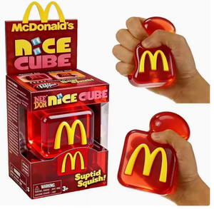 Jolie balle anti-stress souple en forme de cube, thème boisson, jouet sensoriel pour soulager l'anxiété, pour enfants et adultes - Product Image 1