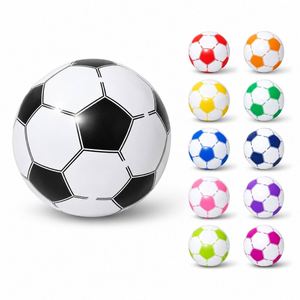 Custom Logo PVC Inflatable Soccer Ball Beach Toy Lightweight Pool Sports Ball for Summer Outdoor Activities Promotional <b>Gifts</b> - Product Image 1