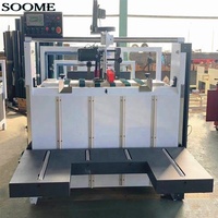 Machine de fabrication de boîtes en carton ondulé semi-automatique de haute qualité avec les meilleurs prix pour l'application chimique