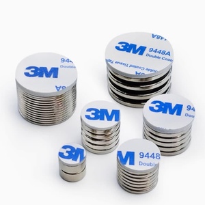 Magneti cilindrici al neodimio a magneti rotondi a disco magnetico adesivo terra rara - Product Image 3