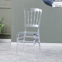 Chaises en acrylique transparentes pour banquets en plein air, restaurants, hôtels, événements - Prix