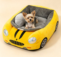 Sportwagen-Stil Hundebett Auto-förmiges Polyester-Haustier-Sofa Ganzjährig Nutzbar PP-Baumwollfüllung Keine Montage Erforderlich für Mittelgroße/Kleine Hunde