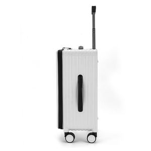 Factory New Front Opening <strong>Cases</strong> Carry <strong>on</strong> Luggage Trolley Hard Shell Travelling Suitcase With <strong>Laptop</strong> Bag - Product Image 3