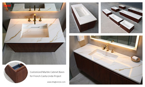 Lavabo pequeño de esquina, mueble de lavabo - Product Image 6