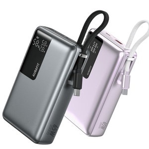 Banco de Energía para <span class=keywords><strong>Trabajar</strong></span> desde Cualquier Lugar, 20000 mAh, PD 65 W, Carga Rápida para MacBook Air, iPad Pro, iPhone, Pantalla LED, Logotipo Personalizado - Product Image 1