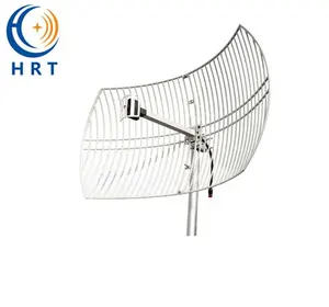 Antena direcional 2.4g 2400-2500mhz do sistema de wifi, alta qualidade 24dbi da comunicação da rede parabólica direcional ao ar livre
