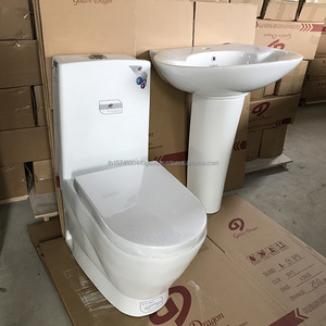 Juego de Inodoro de Cerámica de una Pieza Golden Dragon, Fabricado en China, para Uso en Baños en Etiopía - Product Image 6