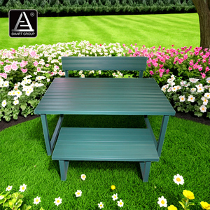Conjunto de Mesa y Bancos de Aluminio para Picnic, Jardín, Patio, Parque, Deportes, Comedor, Cantina, Camping - Product Image 6