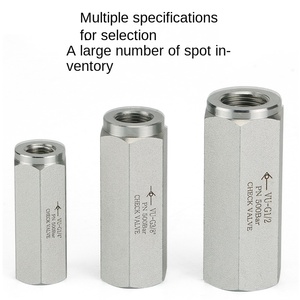 <span class=keywords><strong>Válvula</strong></span> de Retención Hidráulica VU VUR VU-G1/4 VU-G3/8 VU-G1/2 VU-G3/4 de Alta Calidad para Presión de Aceite, Tubería Recta, Flujo de 460L/min, 0-150gpm - Product Image 5