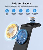 Meilleures ventes M3 Desktop 3 en 1 Support de chargeur magnétique sans fil pour iPhone TWS Écouteurs Montre