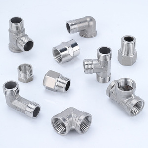 Top Xây Dựng Thép Không Gỉ 6-Điểm Kết Nối Trực Tiếp Nội Bộ Bên Ngoài Chủ Đề Khớp Nối <span class=keywords><strong>Tee</strong></span> Khuỷu Tay Giảm Phụ Kiện Đường Ống - Product Image 1
