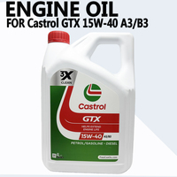 Jaminan Kualitas Oli Mineral Mesin Motor SP 15W40 A3/B3 Versi Eropa 4 Liter 15F629 4008177183966 untuk Castrol GTX