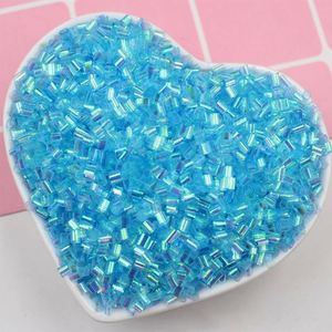 ลูกปัดหลอดนิ่ม 500 กรัม สีสันสดใส สำหรับวัยรุ่นและผู้ใหญ่ ของเล่นเสริมพัฒนาการ หลอดพลาสติก อุปกรณ์ตกแต่งสไลม์ - Product Image 1