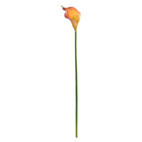 Künstliche Seiden-Calla-Lilie mit Hochrealistischem 3D-Druck-Effekt, Einzelnes Blumenarrangement im Ins-Stil für Heimdekoration und Landschaftsgestaltung