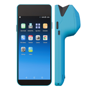 Newpas N2 Terminal <span class=keywords><strong>PDA</strong></span> ponsel Android 5.5 "layar sentuh WiFi ritel logistik SoftPay 1D 2D Scan 58mm BT termal NFC - Product Image 5