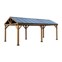 Auvent en aluminium moderne à commande bioclimatique électronique avec toit à persiennes rotatives, adapté aux balcons de jardin.