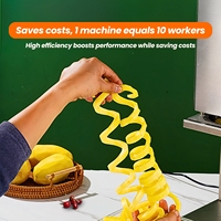 Trancheuse de légumes hachoir broyeur manuel 26W allemand Deutstandard électrique haute sécurité rouge Machine coupe-pomme de terre en acier inoxydable