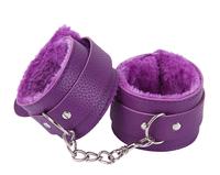Sexbay Menottes et Bracelets en Peluche Douce pour Jeu de Rôle SM, Menottes de Poignet, Menottes de Jambe, Bracelet de Cheville, Bande de Contrainte, Laisse, Accessoire pour la Vie Sexuelle