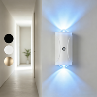 Lampe d'ambiance LED 16 couleurs à triple induction, installation facile, lampe de nuit pour la décoration de la maison