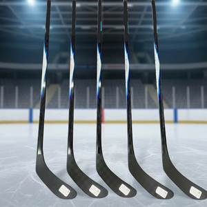 Bâton de hockey sur glace professionnel en fibre de carbone 100% coloré, pour droitier/gaucher, avec plusieurs lames - Product Image 2