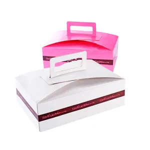 사용자 정의 로고 도매 디자인 사각형 포장 계층 높이 치즈 케이크 종이 상자
