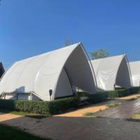 Nouveau design prix d'usine maison écologique imperméable camping extérieur safari yourte toile de coton glamping tente d'hôtel