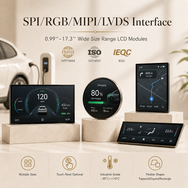 WeiTai 5.98'' 6.80'' 6.86'' 7.0'' 7.84'' 8.10'' 9.31'' 9.66'' 10.16 Inch IPS TFT IPS LCD Screen Touch Panel Automotive Display