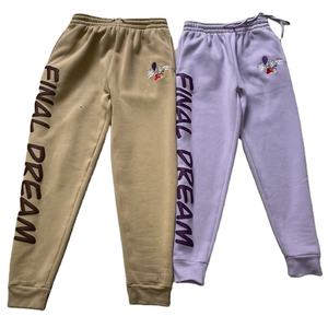 Pantaloni della tuta <span class=keywords><strong>grigi</strong></span> di alta qualità pantaloni della tuta invernali da <span class=keywords><strong>donna</strong></span> pantaloni della tuta a gamba larga - Product Image 4