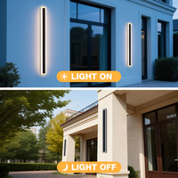 Promotion : Applique murale LED extérieure moderne en acier inoxydable, étanche IP65, avec température de couleur dimmable 3000K-6000K et garantie de 2 ans