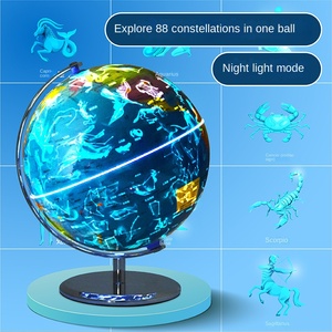 Globo Terrestre con 88 Costellazioni, Regalo in Plastica, Decorazione da Scrivania Illuminata, Mappa delle Costellazioni con Animali in AR - Product Image 2