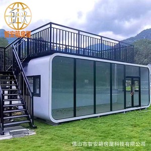 Casa Contenedor Moderna, Módulo de Vivienda Prefabricado Rectangular con Acabado Interior para Uso Residencial - Product Image 3