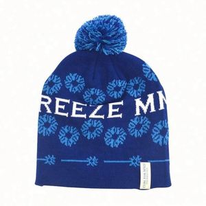 Gorro de Punto Acrílico Personalizado, Cálido, de Invierno, con Bordado Jacquard y Serigrafía - Product Image 2