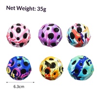 Ballon de décompression en PU perforé imprimé camouflage dégradé pour enfants unisexe