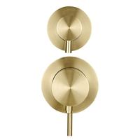 Mitigeur de douche thermostatique encastré moderne à 2 fonctions avec inverseur mural pour salle de bain - ZY-VT621L