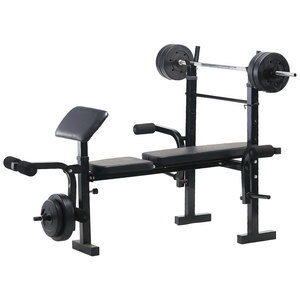 <span class=keywords><strong>Banc</strong></span> de musculation portable et réglable Excel avec support pour haltères, équipement de gym à domicile pour les exercices de développé couché et l'entraînement avec haltères - Product Image 1