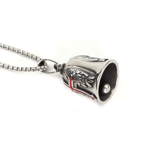 Kalung Custom 7 Bunga untuk Pria, Kalung Liontin Elang Perhiasan Pria, Kalung Rantai Hip Hop Pria - Product Image 3