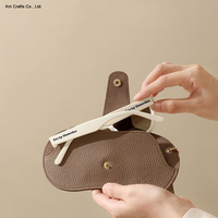 Étui à lunettes en cuir PU souple à motif litchi, étui à lunettes de soleil, porte-clés, étui de voyage portable pour lunettes, rangement pour lunettes