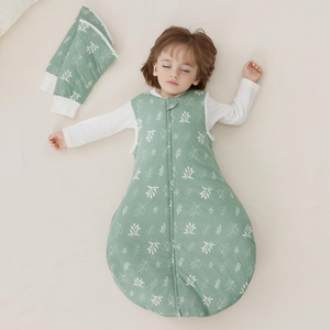 Sac de couchage 100% coton imprimé dinosaure <span class=keywords><strong>3</strong></span>,<span class=keywords><strong>5</strong></span> <span class=keywords><strong>Tog</strong></span> avec manches amovibles 68-80 cm/6-14 mois - Product Image 2