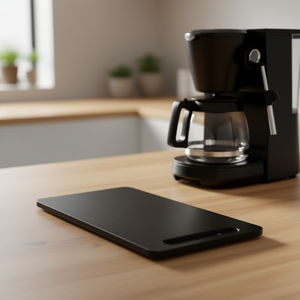 Plateau coulissant noir 14,5 x 7,5 pouces pour cafetière, accessoire de cuisine - Product Image 2