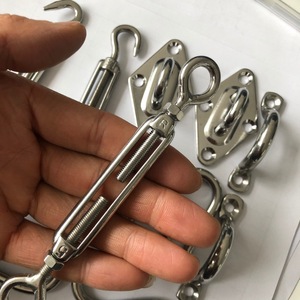 ชุดอุปกรณ์ยึดสแตนเลสแบบเกี่ยว M6 พร้อมตะขอเกี่ยว เชือกขนาด 8 มม. ตัวล็อคแบบปิดขนาด 60 มม. อุปกรณ์เสริมสำหรับผ้าใบกันแดดกลางแจ้ง - Product Image 3