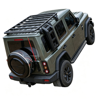 Barres transversales de toit en aluminium sur mesure, panier de toit robuste pour bagages, porte-bagages tout-terrain 4x4, boîte de toit pour SUV Beijing 212