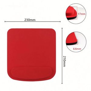 Comfortable Pain Relief <b>Computer</b> Leather Surface Design Logo Colorful Wrist <b>Mouse</b> Pad Set Non Slip PU Base - Product Image 5
