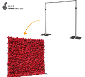 Customized Portable Aluminum Alloy Upright Stand Adjustable Wedding Curtain Stage Decoration Wedding <b>Ceiling</b> Decorations - Product Image 1