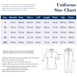 Uniforme Quirúrgico para Mujer, Conjunto de Blusa y Pantalón para Enfermería Dental, Manga Corta, <span class=keywords><strong>Tela</strong></span> de Poliéster/Spandex, OEM - Product Image 3