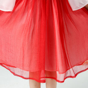 Vestido Largo <span class=keywords><strong>de</strong></span> Algodón y Poliéster <span class=keywords><strong>de</strong></span> Manga Larga con Estilo Chino Han para Niña <span class=keywords><strong>de</strong></span> 8 Años, con Lazos Florales, para <span class=keywords><strong>Navidad</strong></span> y Televisión - Product Image 4