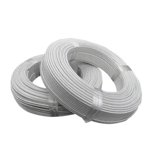 Câble haute température 20AWG pour fil tressé électromagnétique en fibre de verre 600C Mica Wrap fil de cuivre pur toronné résistant à la chaleur