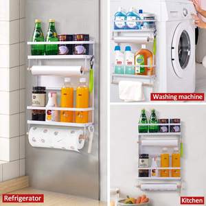 Fridge Side Rack Magnetic Fridge Organizer Spice Rack Refrigerator Shelf Fridge Rack Refrigerator Shelves - Product Image 4